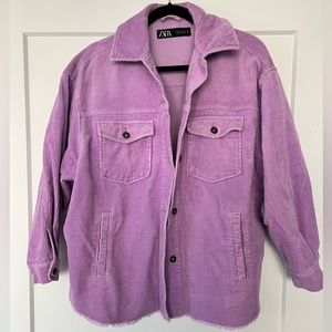 ZARA corduroy shirt jacket
